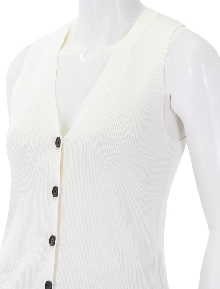 lawrence vest in ivory