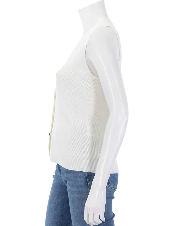 lawrence vest in ivory