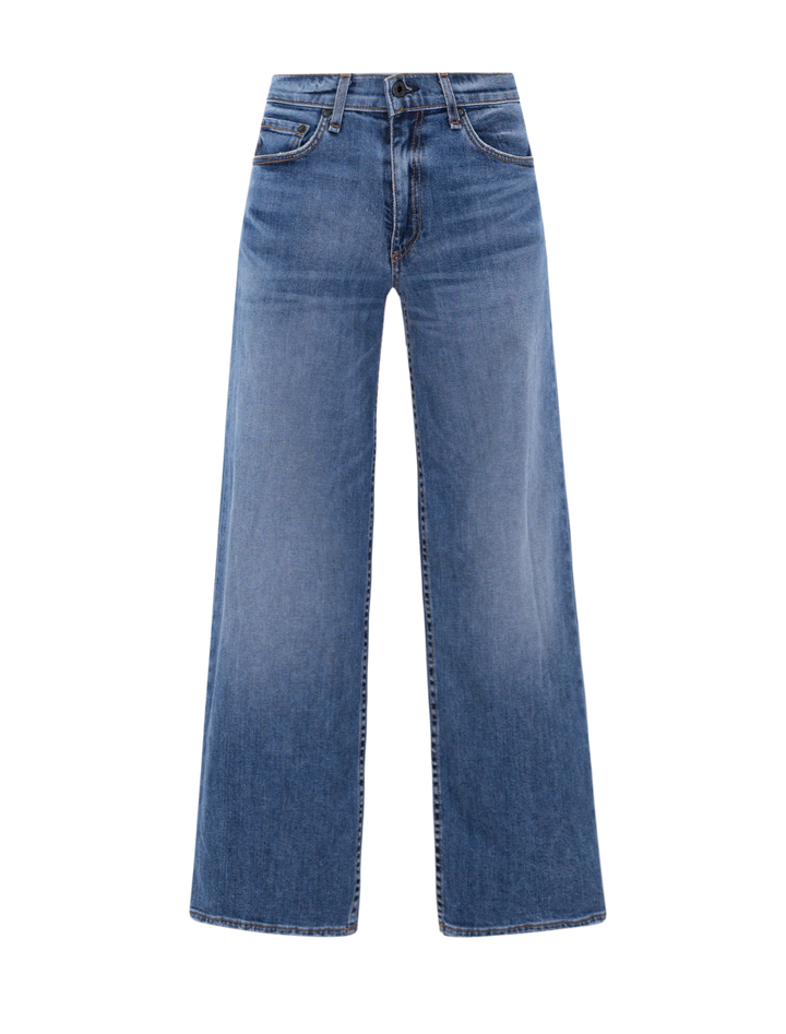 midrise crop wide leg in clean venice