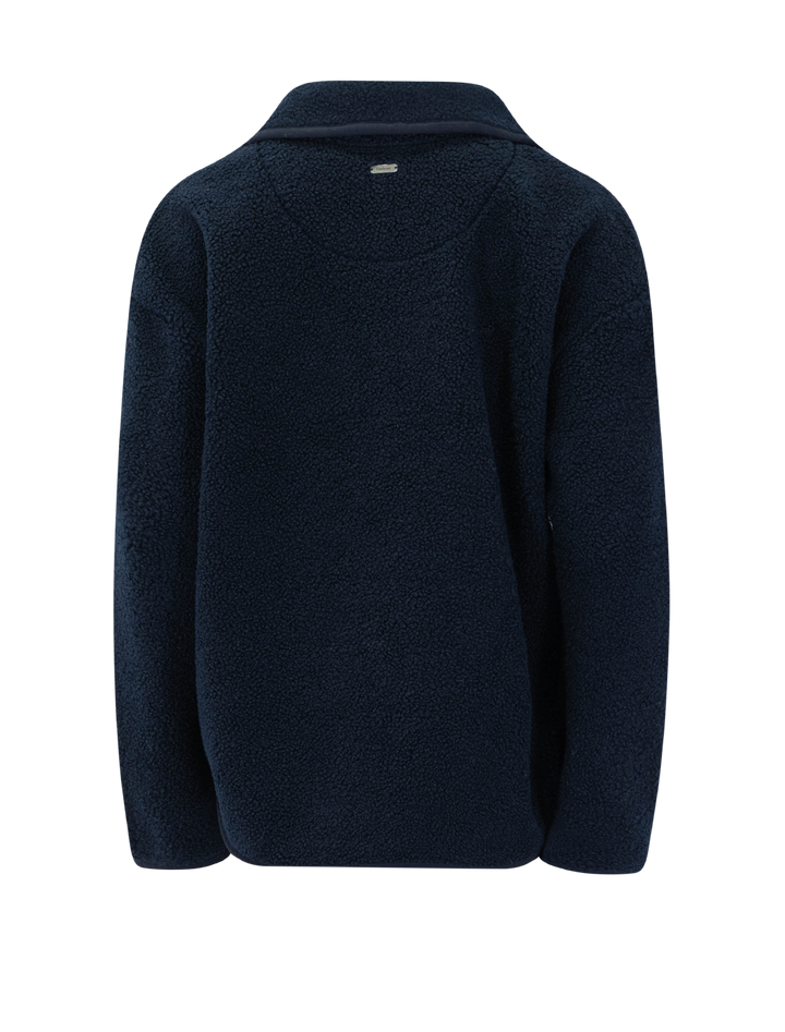 mersea overlayer fleece in navy
