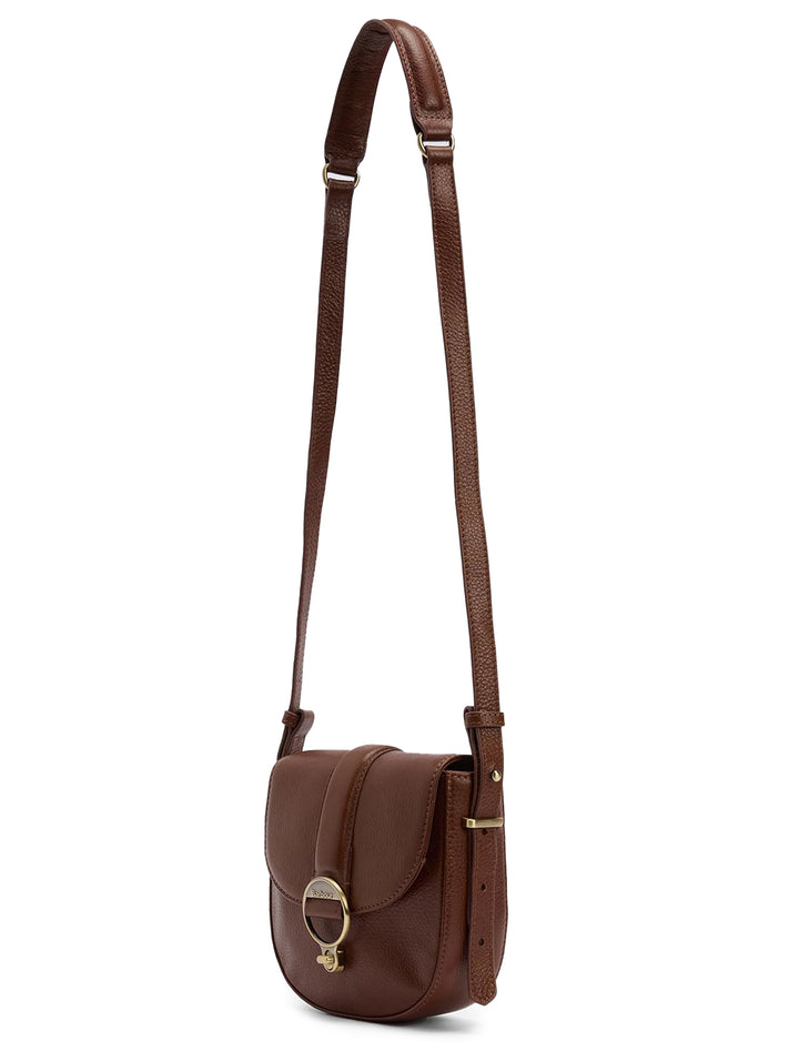 elm leather crossbody bag in brown
