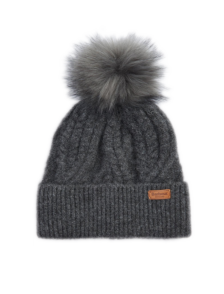elsdon beanie hat in grey