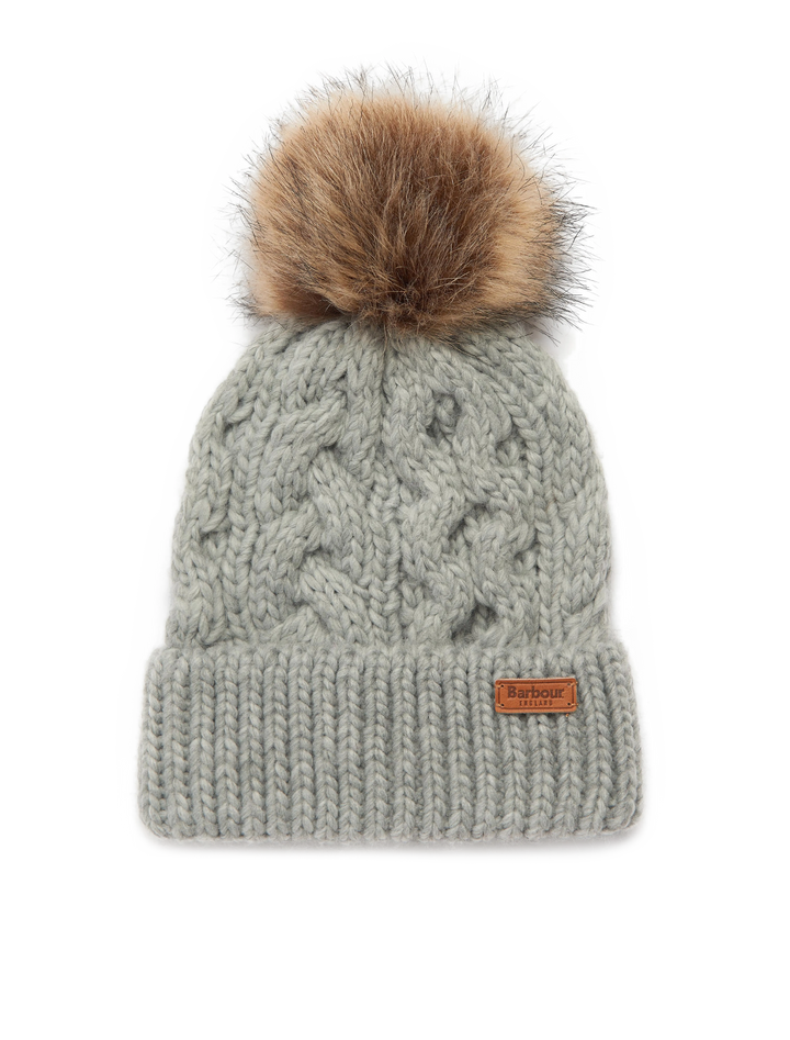 penshaw beanie and scarf set in grey