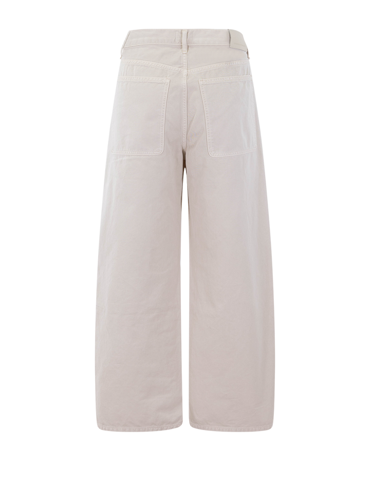 ayla cargo crop in pale stone