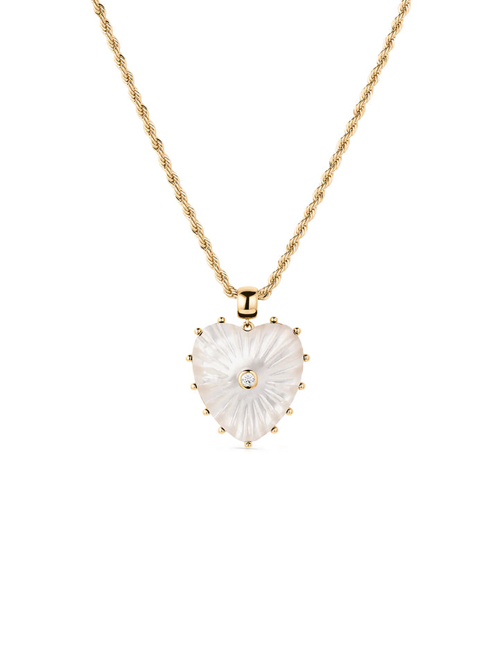 malene mother pearl rope necklace