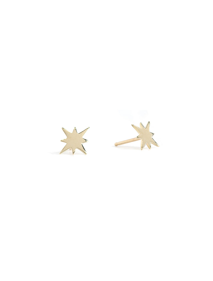 tiny pure starbust studs