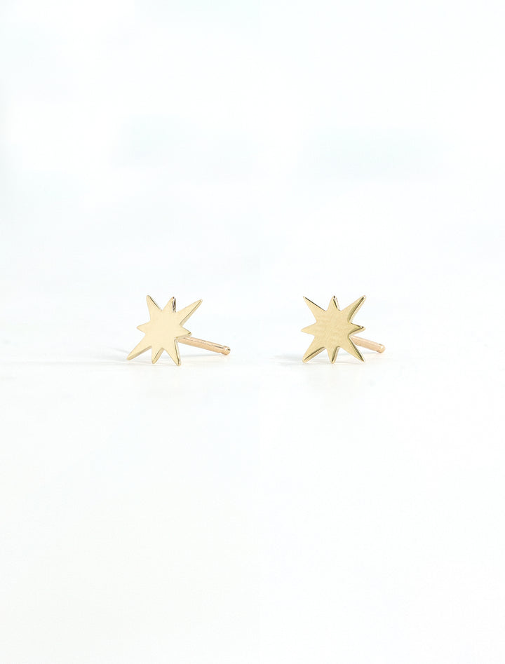 tiny pure starbust studs