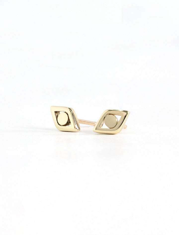 small pure evil eye studs