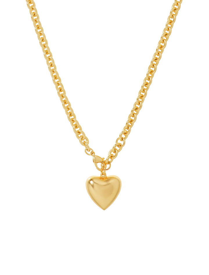 the mini puffy heart necklace (2)
