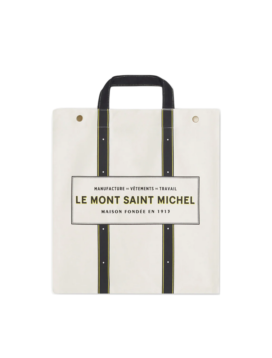 arlina printed tote in black