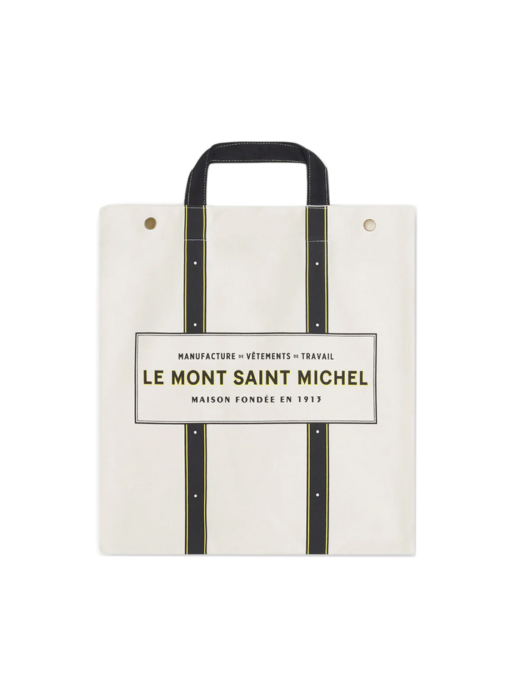 arlina printed tote in black