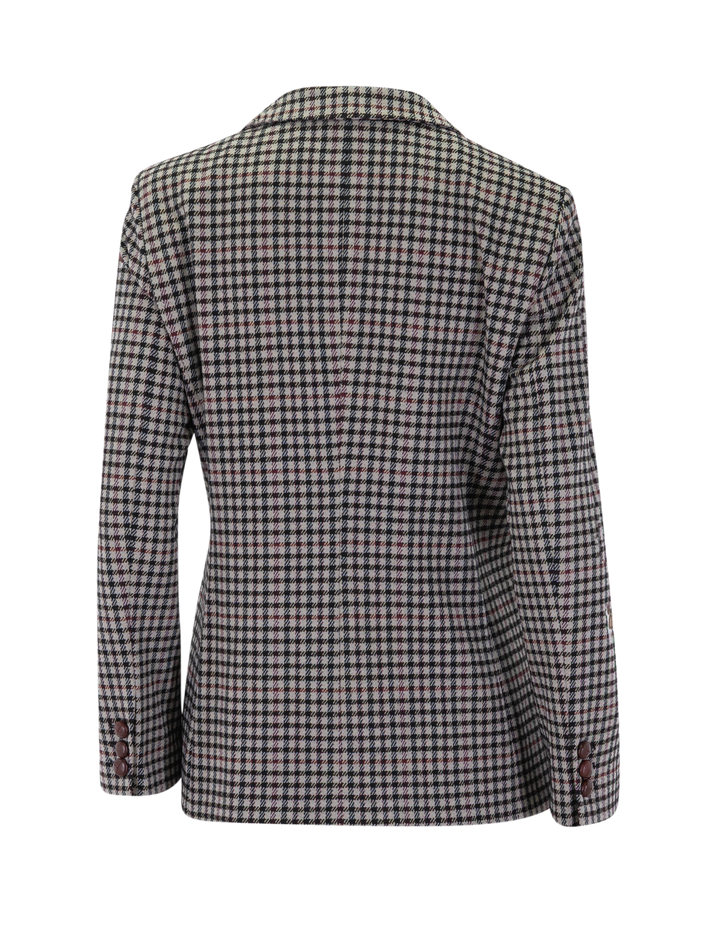 heather blazer in canine check
