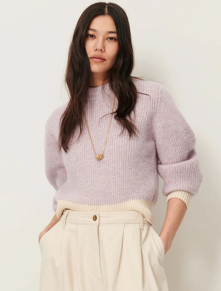 odense sweater in lavander