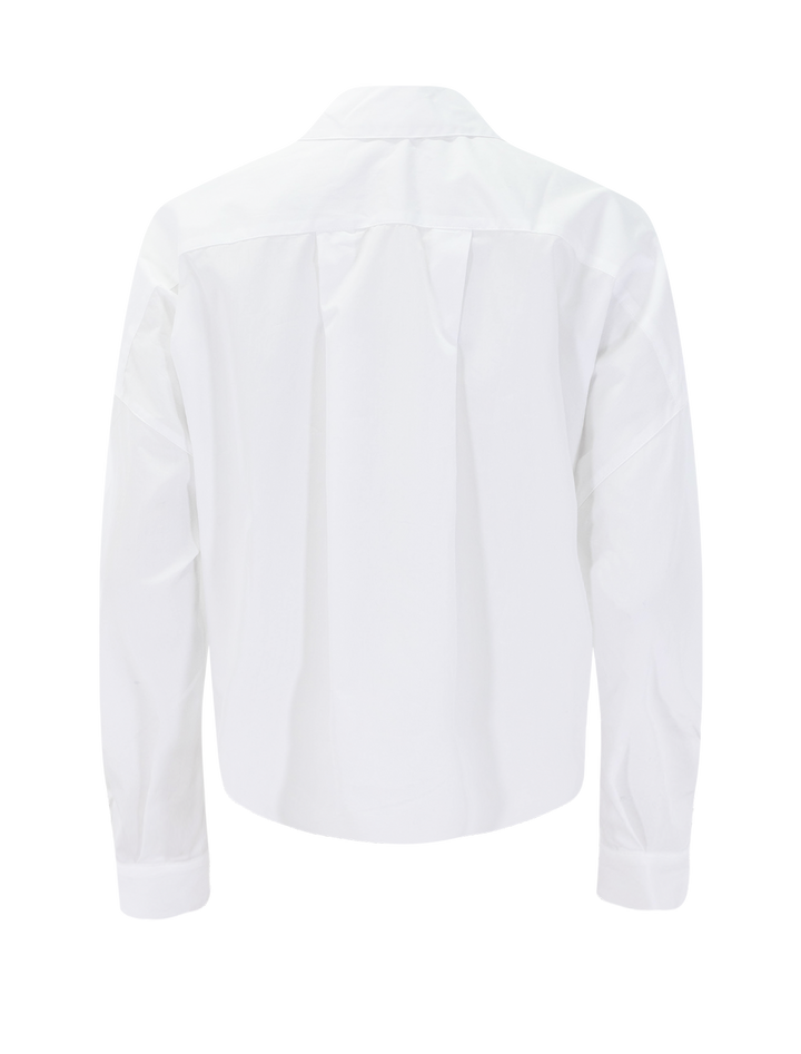 balanca blouse in optic white