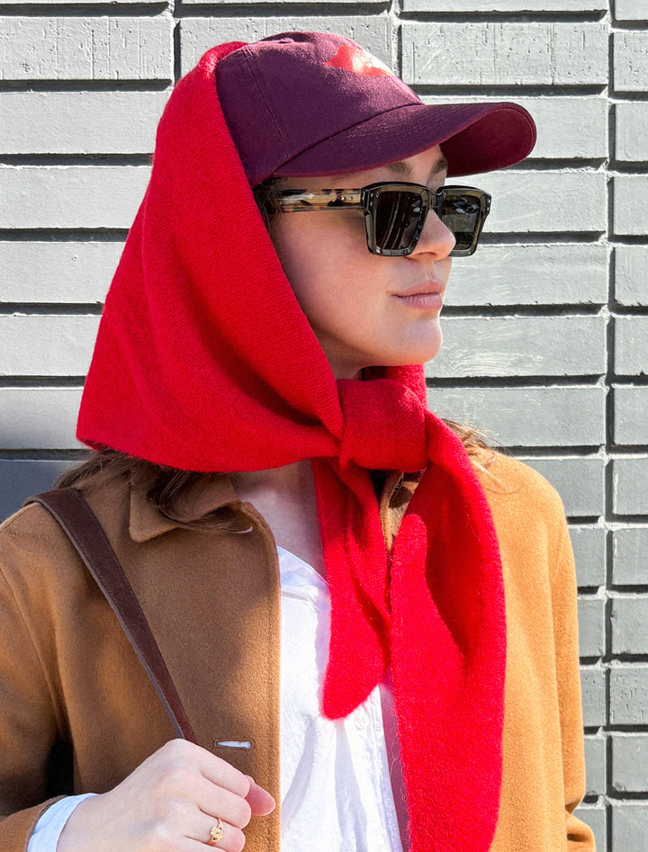 armini scarf in geranium