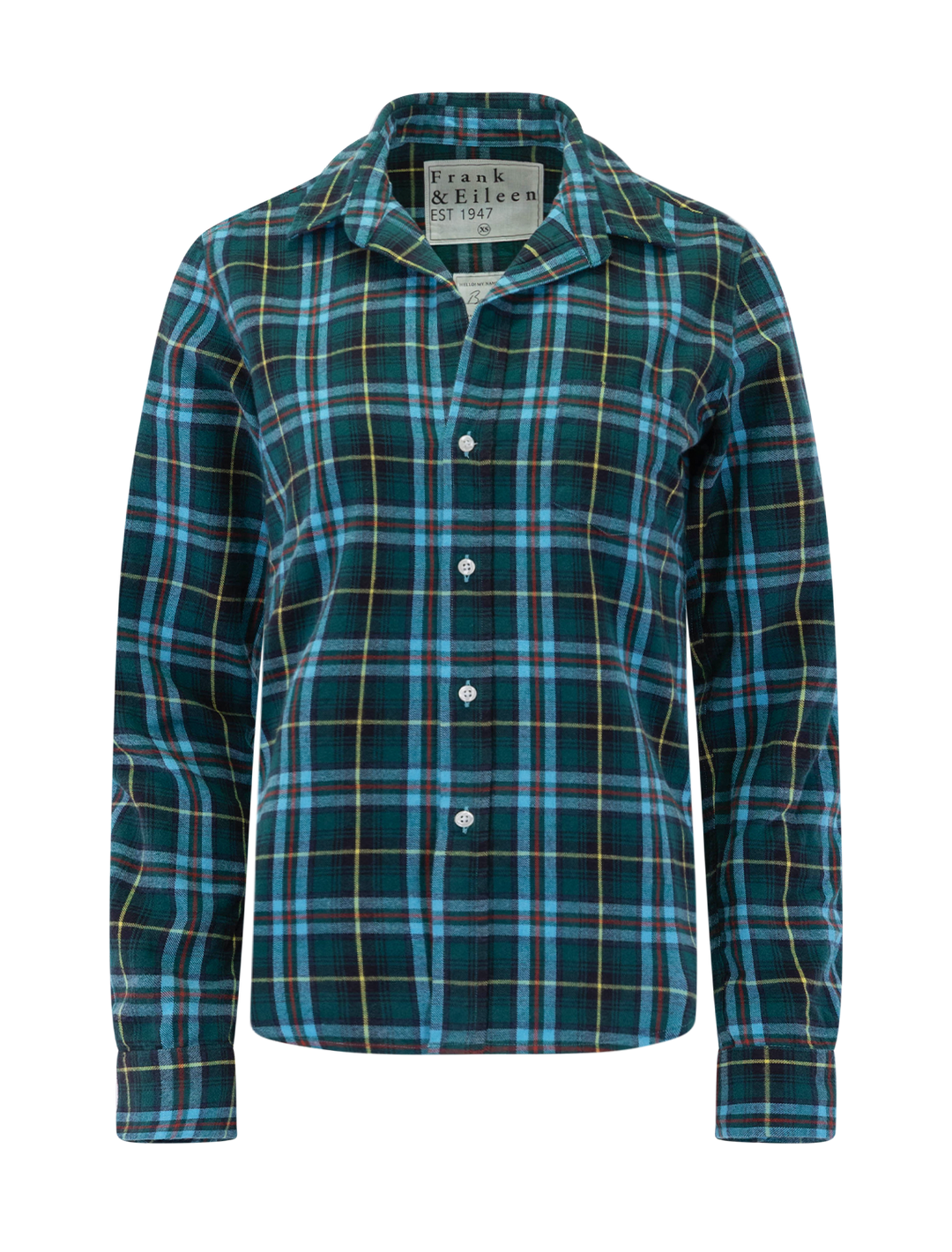 barry in green, blue, yellow and red plaid