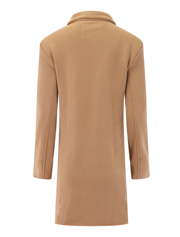 trench coat in camel