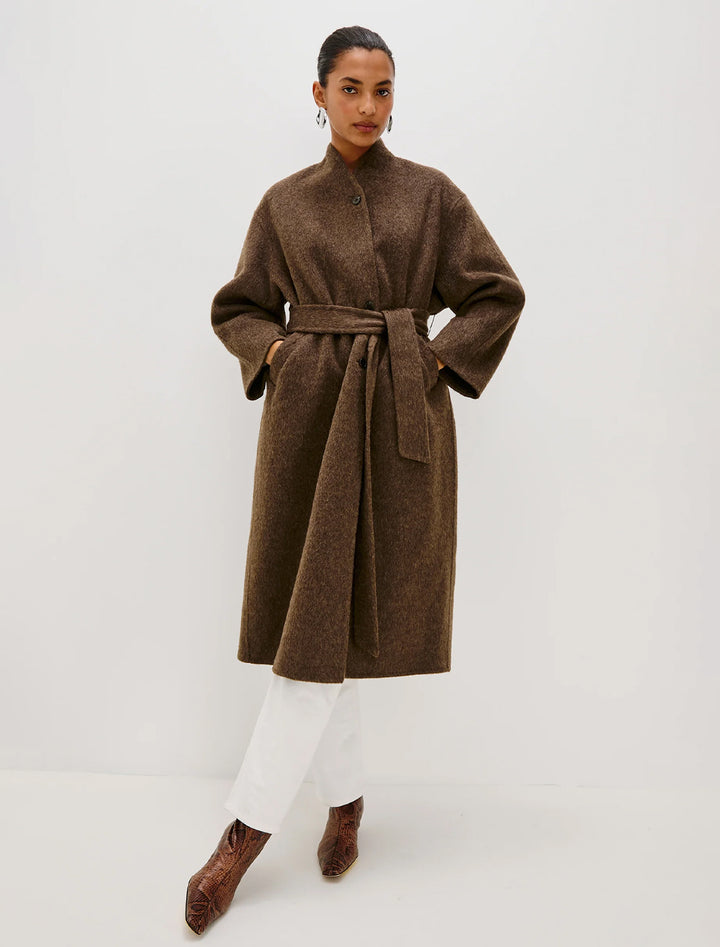 roland coat in heather umber