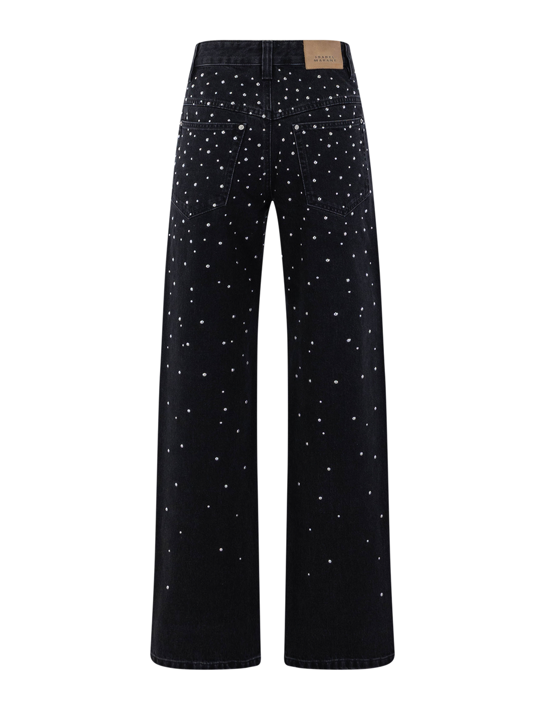 brinsa studded jeans in black