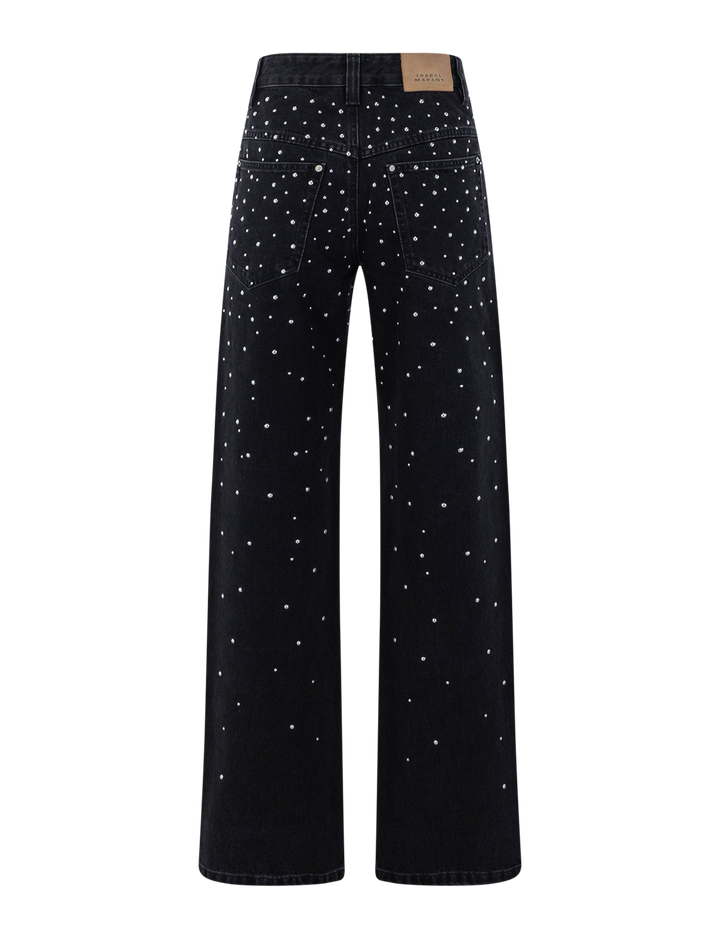 brinsa studded jeans in black