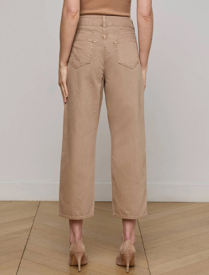 liora wide leg jean in dark cappucino