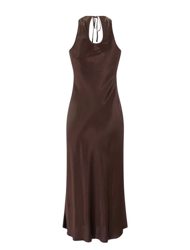 solene dress in espresso