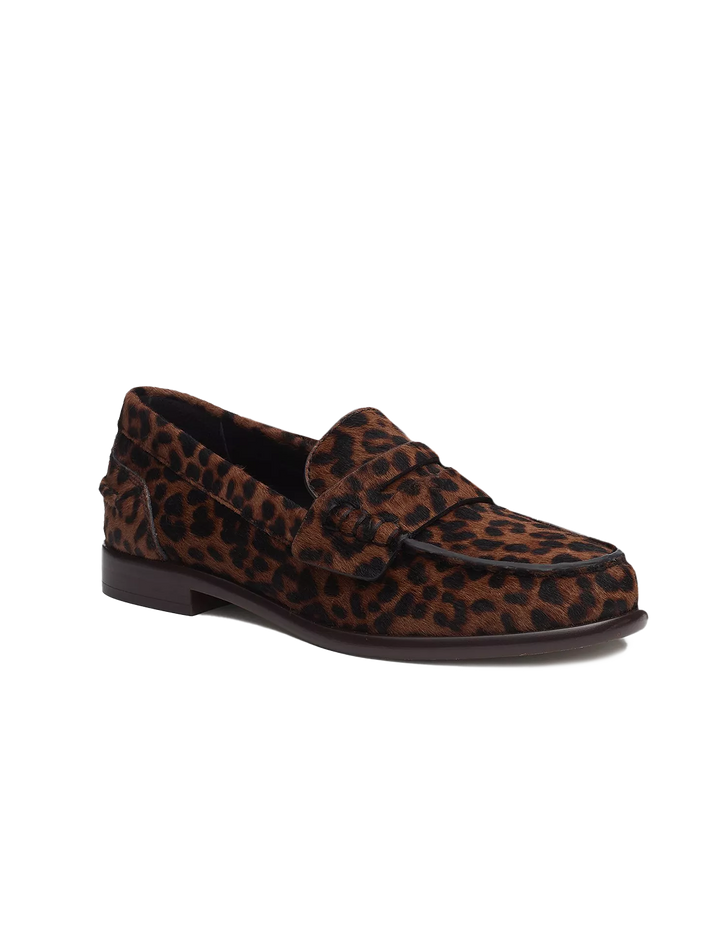 carter loafer in leopard haircalf