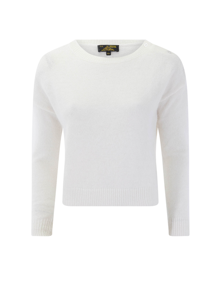 sachem soft sweater in off white
