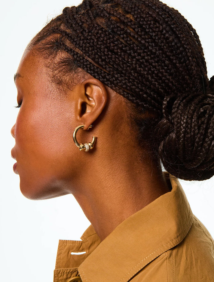 pave slider earrings