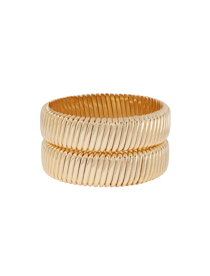 the rolling bracelet in gold
