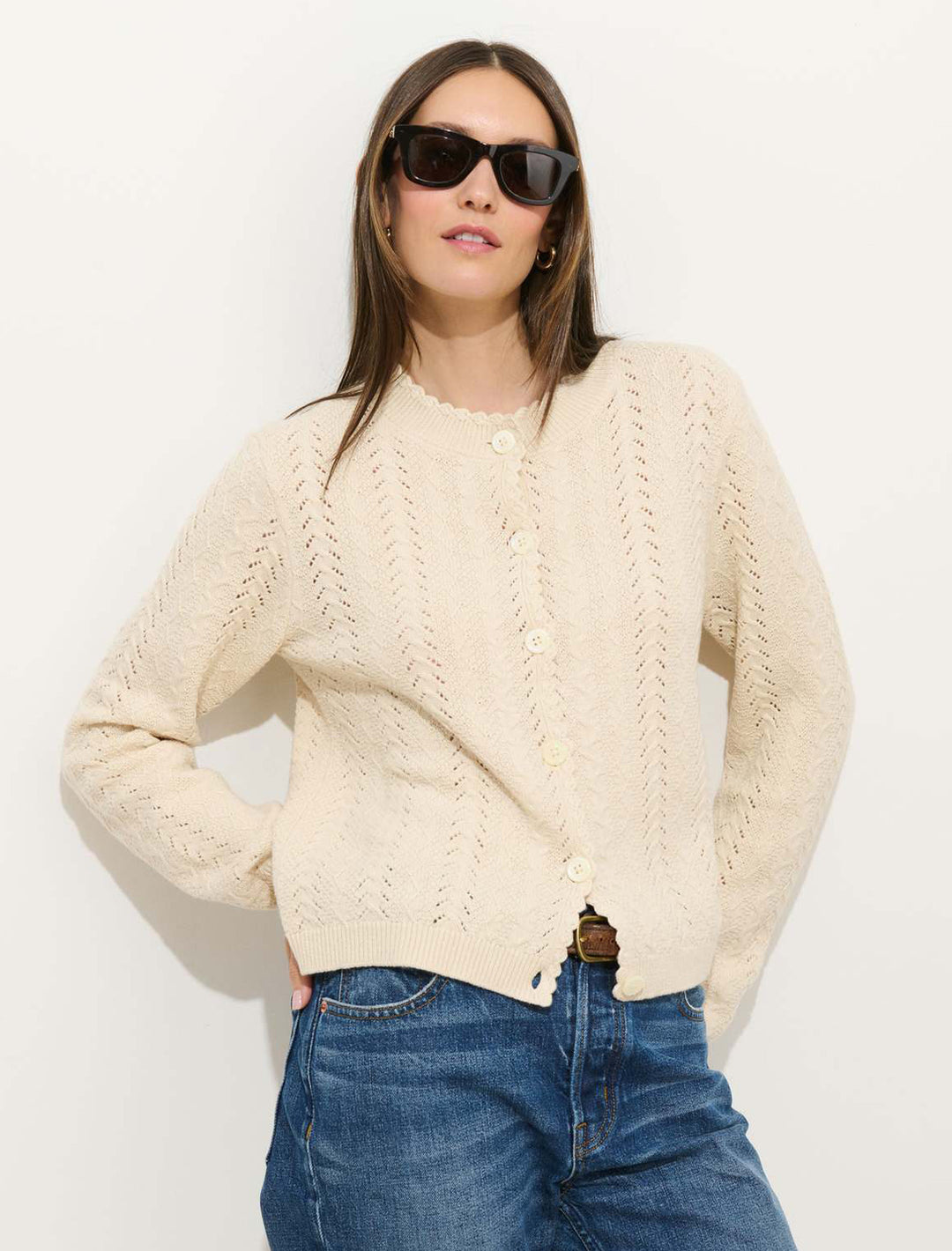 annalise sweater in champagne