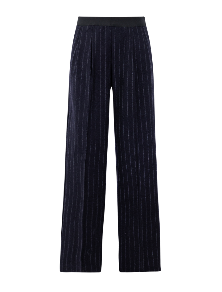 primrose trouser in chalk stripe