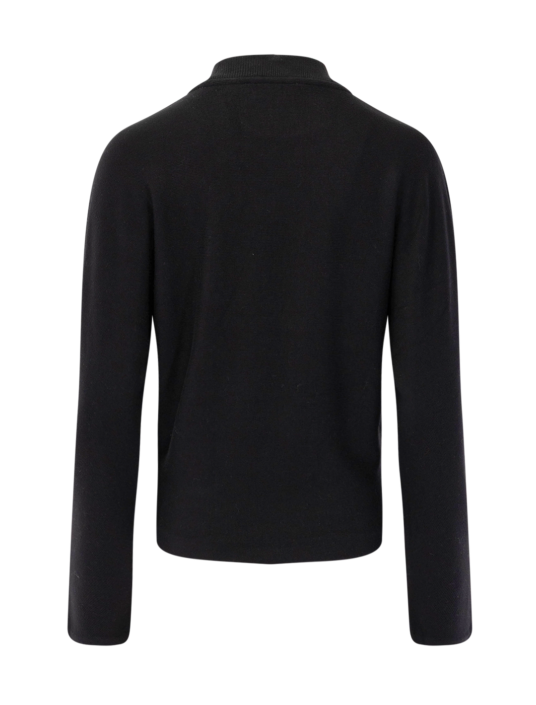 cozy long sleeve dolman mock neck in black