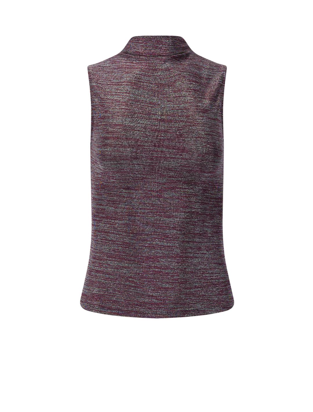 alora top in silver and pink space