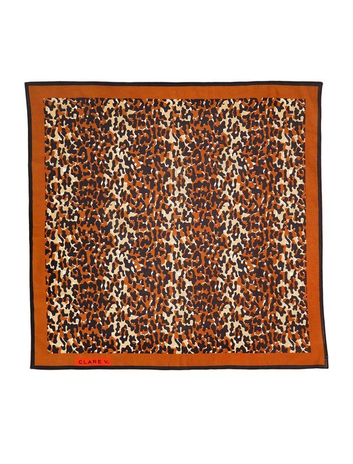 caramel multi double jag bandana