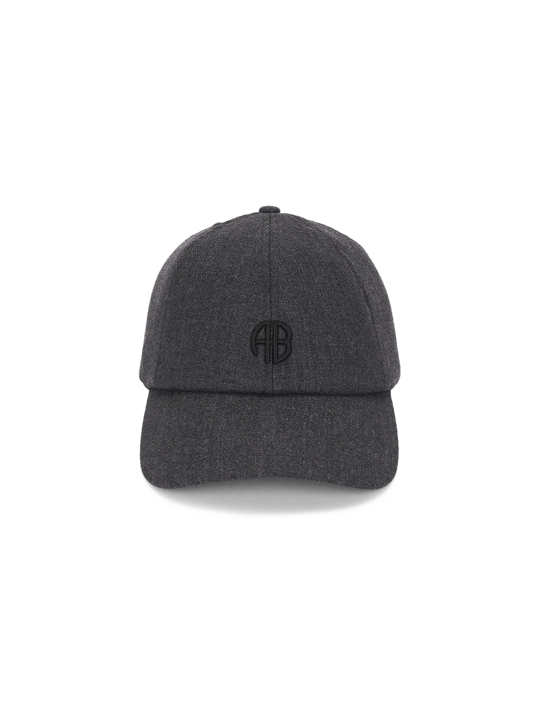 jeremy baseball cap in dark heather grey wool