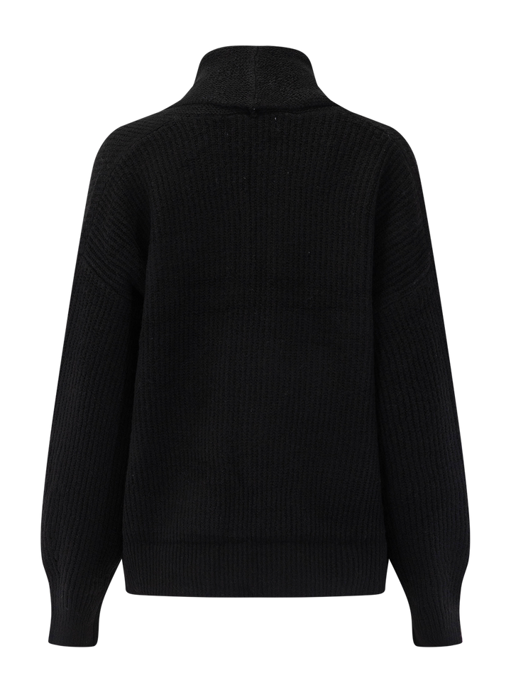 noah cardigan in caviar