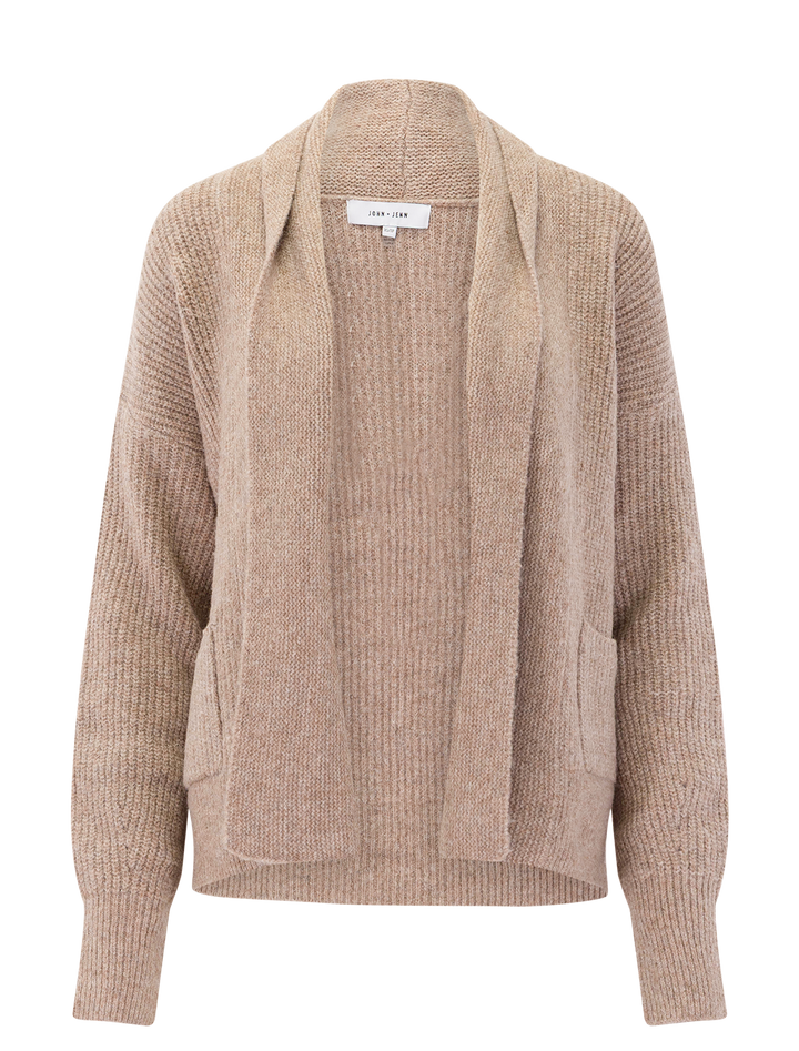 noah cardigan in latte