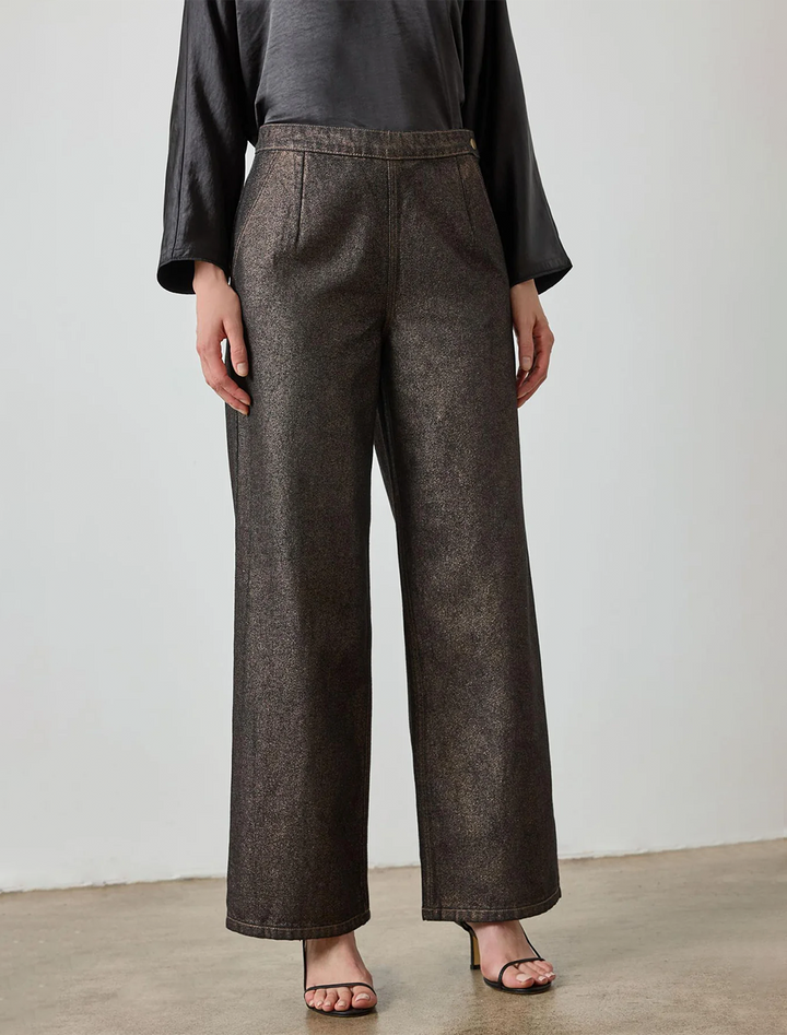copper denim pant