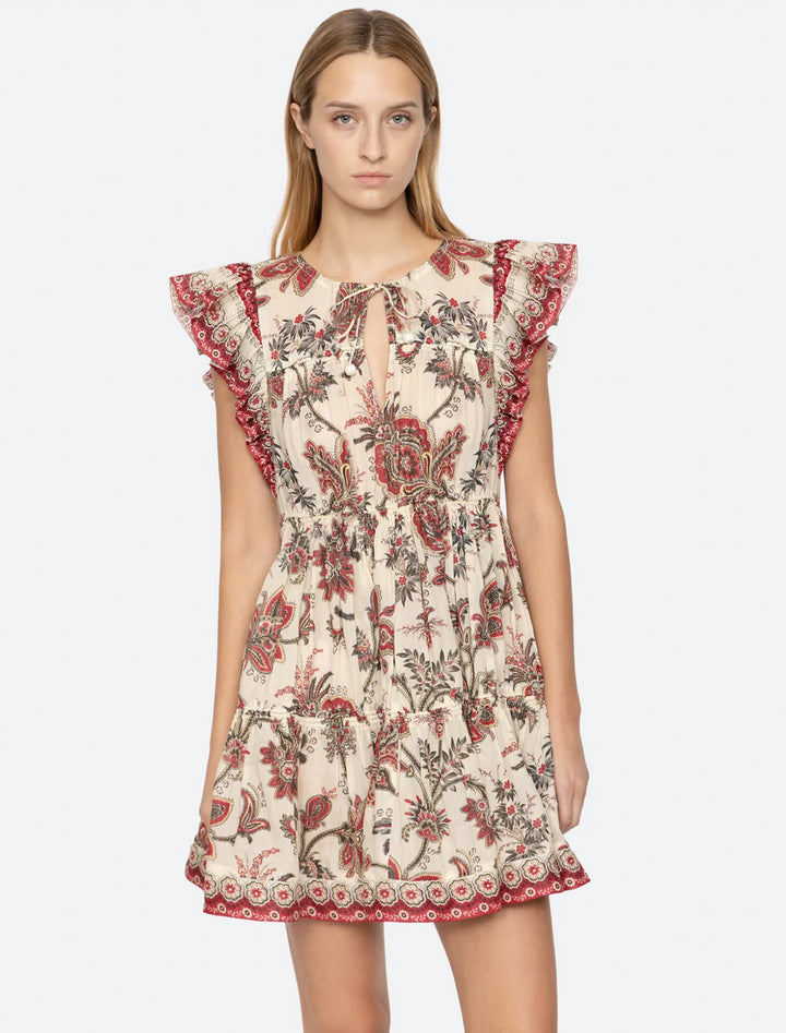 cassandra print tunic dress