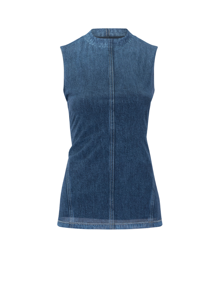 miramar petra mock neck top