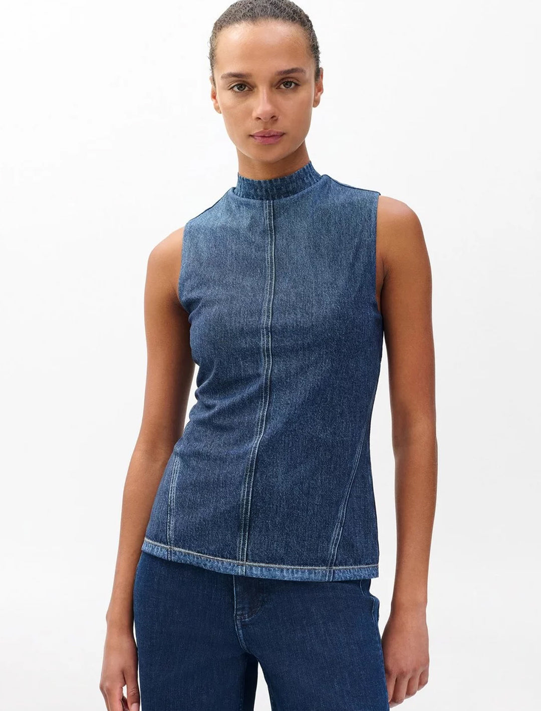 miramar petra mock neck top