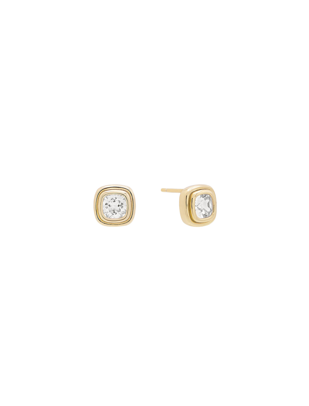 reagan cushion stud earrings