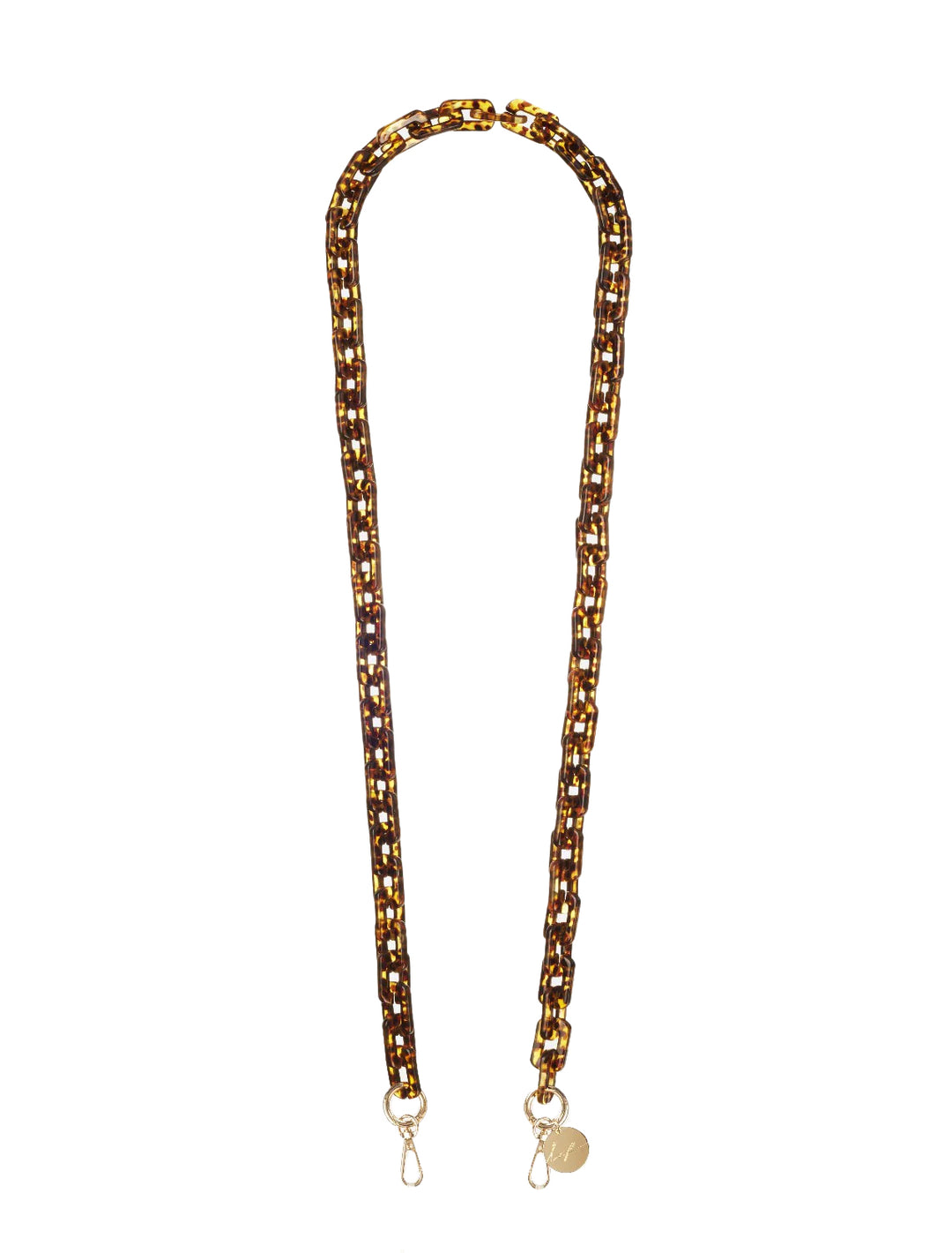 emmy ecaille marron tortoise strap 120 cm