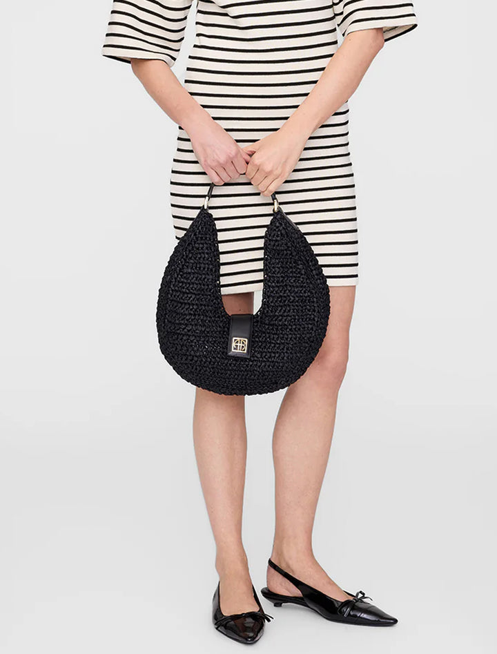 lou bag monogram in black sea grass