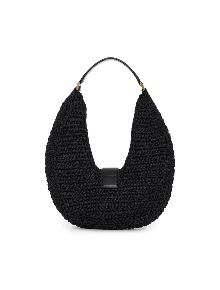 lou bag monogram in black sea grass
