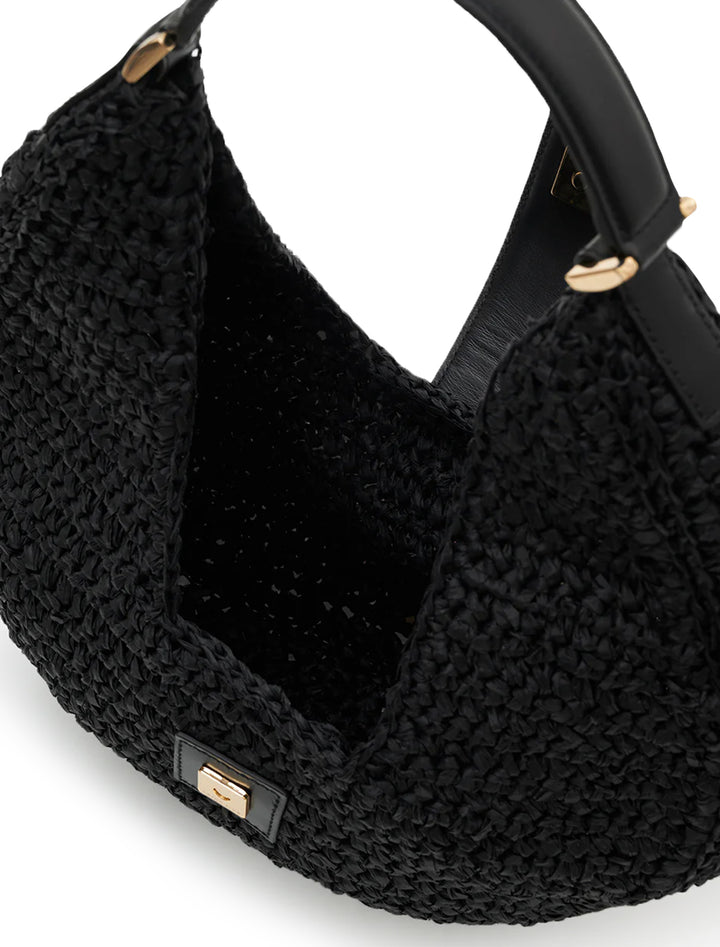 lou bag monogram in black sea grass