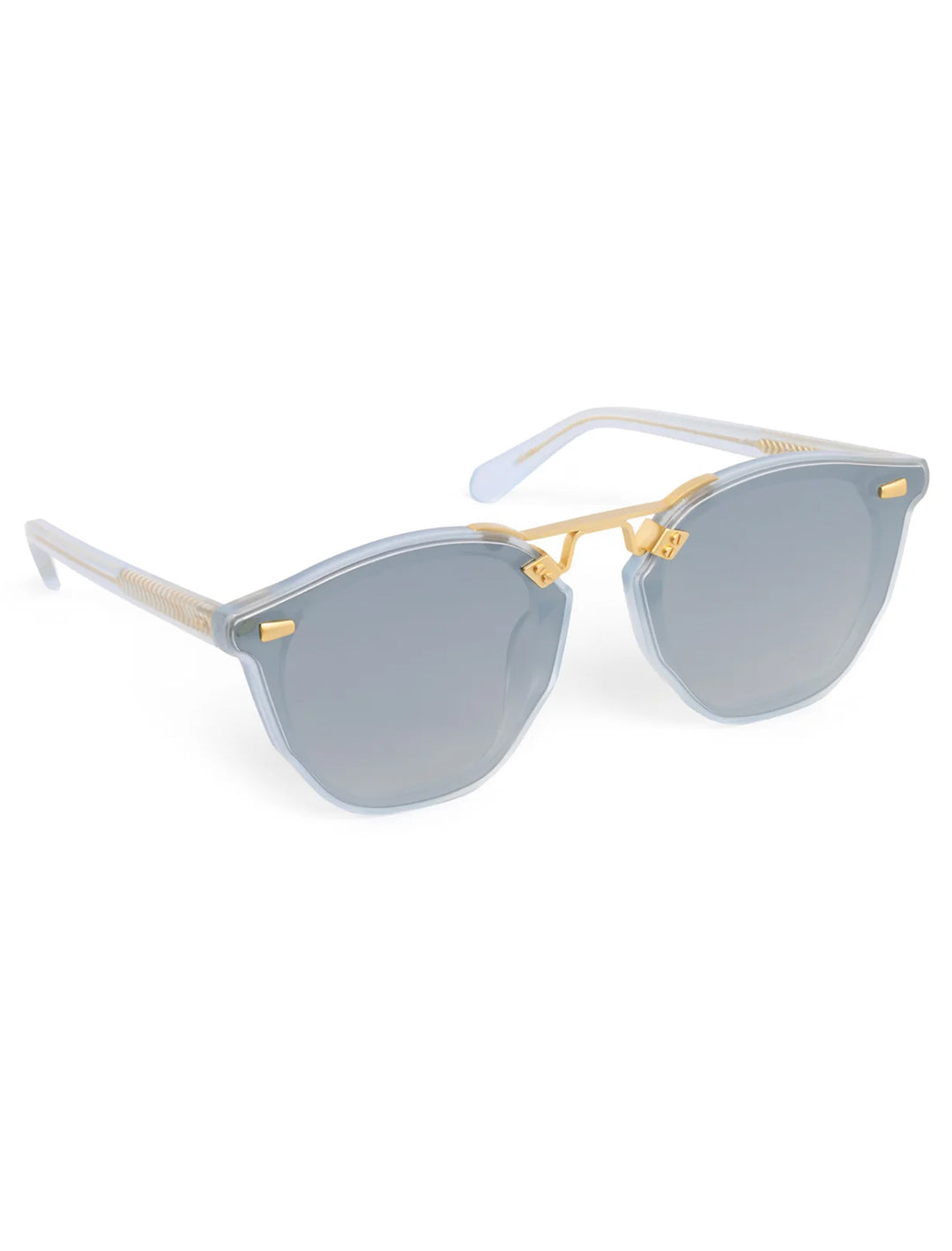 beau nylon | powder blue 18k mirrored