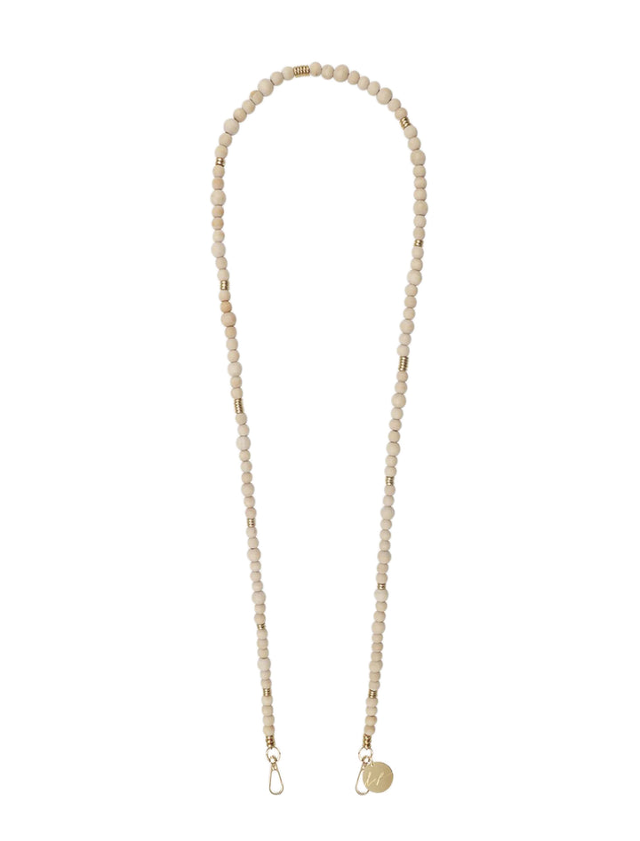 hayley perles bois et dores 120 cm strap