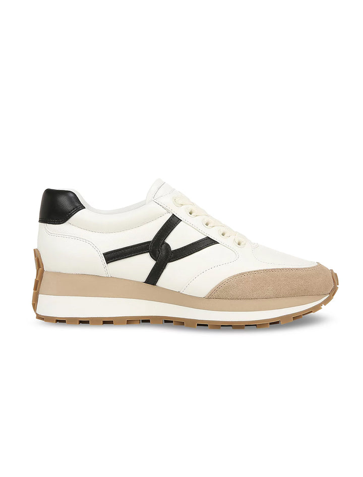 valentina sneakers in coconut and black